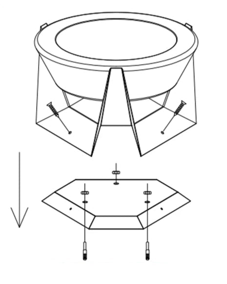 Enso Ground Light showing installation and operation instructions for proper use