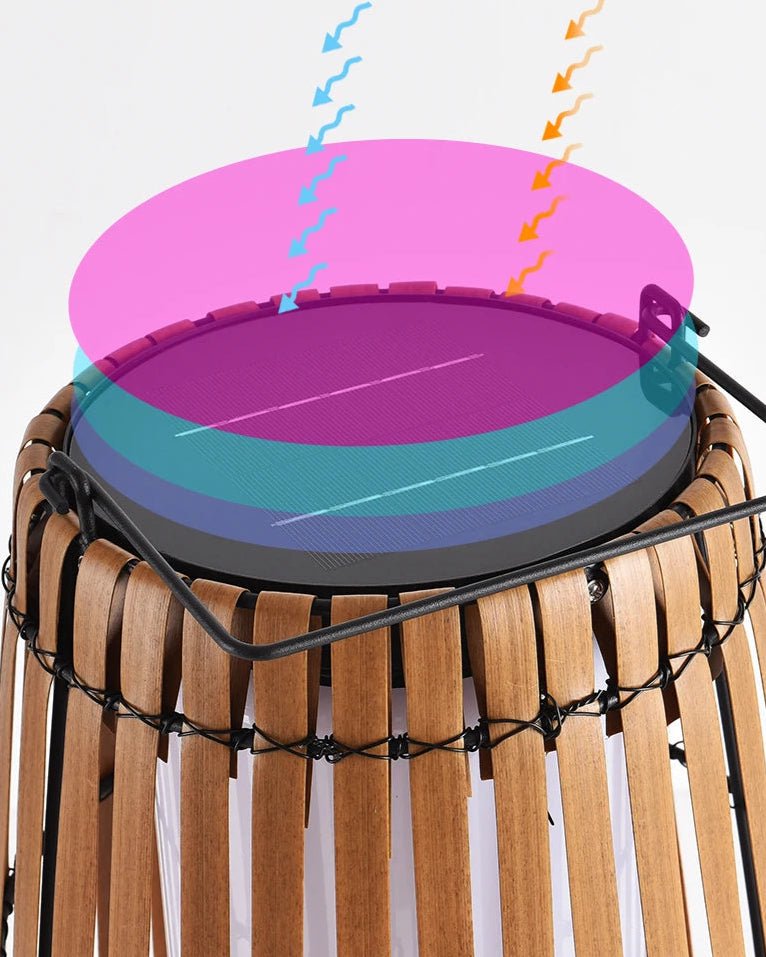 Shibui Lantern integrated solar panel with 8-12 hour runtime