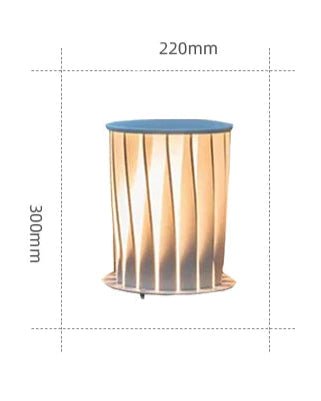 Nami Column Snow ideal size for pathways, gardens, or outdoor spaces