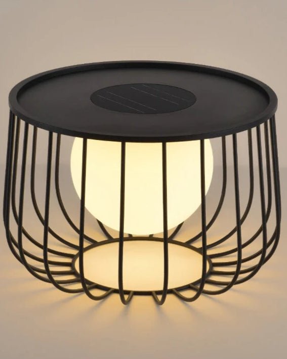 Close-up of Tsobo table light showcasing minimalist Japandi design with 3000K warm glow