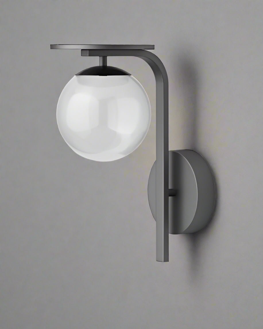 Close-up of Tsuki Wall Light showcasing minimalist Japandi design