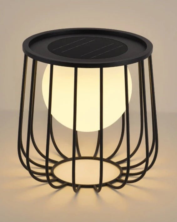 Close-up of Tsobo table light showcasing minimalist Japandi design with 3000K warm glow