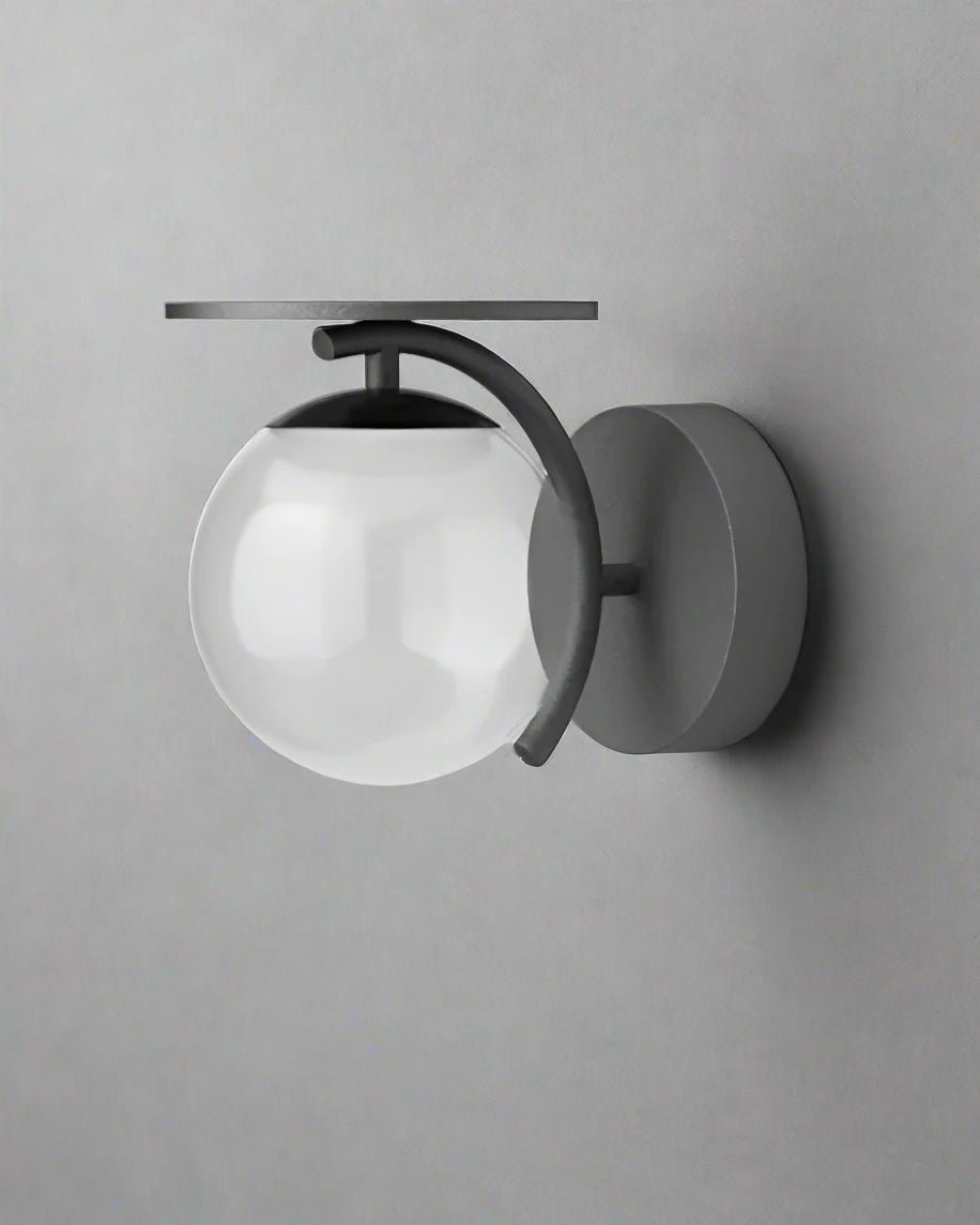 Close-up of Tsuki Wall Light showcasing minimalist Japandi design