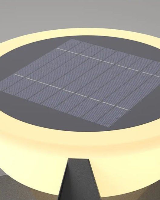 Enso Ground Light with integrated solar panel and 8–12 hour runtime