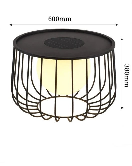 Tsobo table light showing proper setup and operation for functional use
