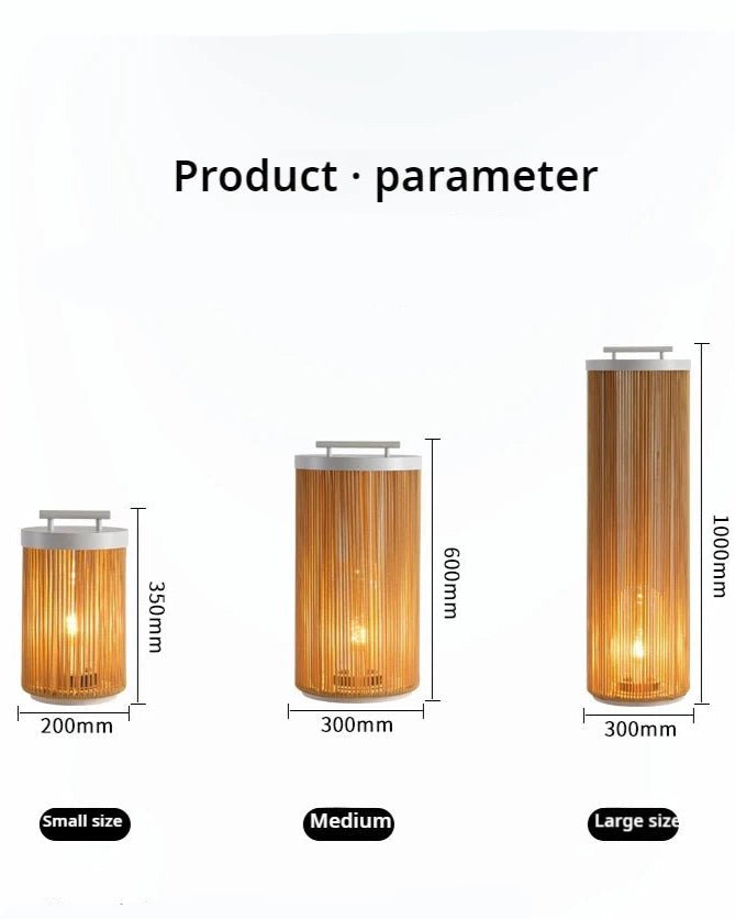 Komorebi Lantern ideal size for outdoor spaces