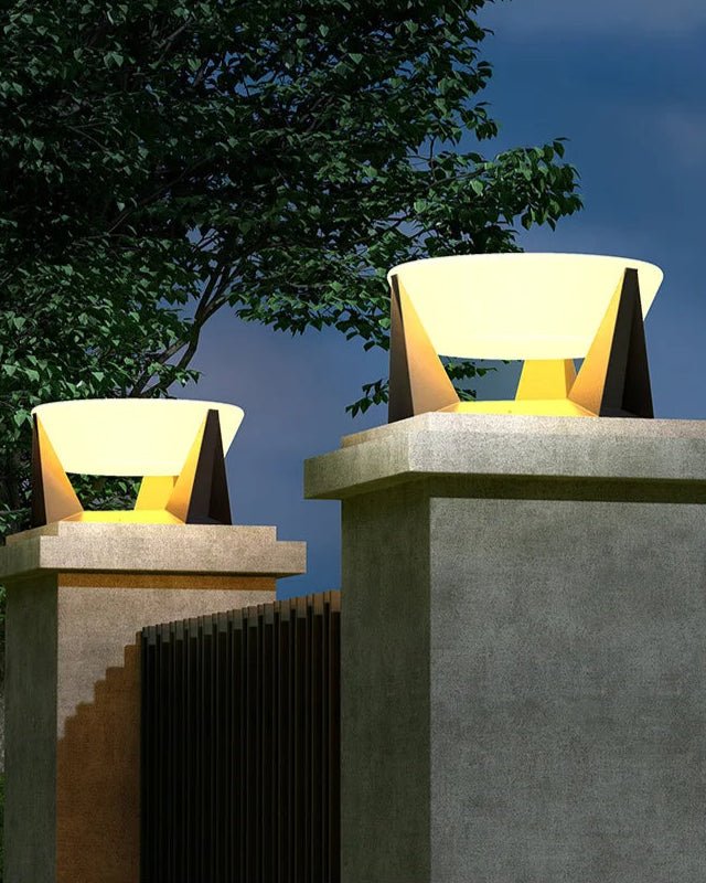 Enso Ground Light illuminating a pathway or garden with serene ambiance