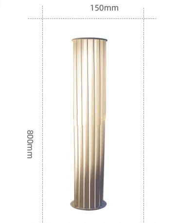 Nami Column Snow ideal size for pathways, gardens, or outdoor spaces