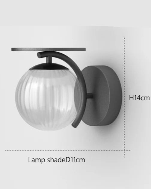 Tsuki Wall Light ideal size to complement outdoor architecture