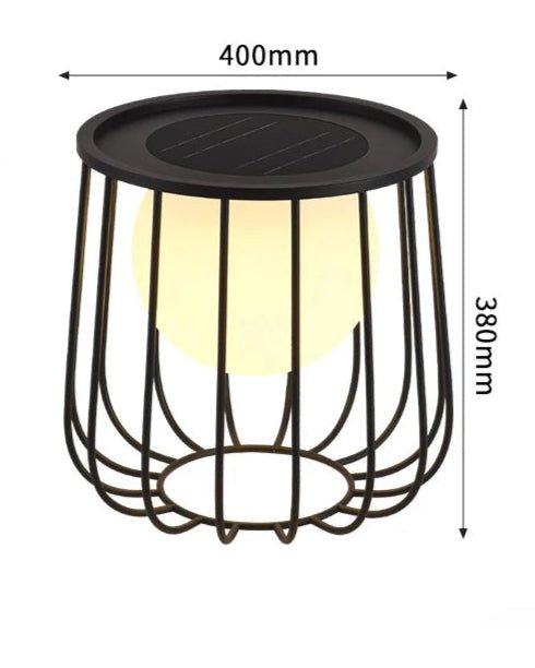 Tsobo table light showing proper setup and operation for functional use