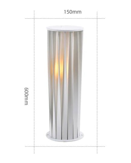 Nami Column Snow ideal size for pathways, gardens, or outdoor spaces