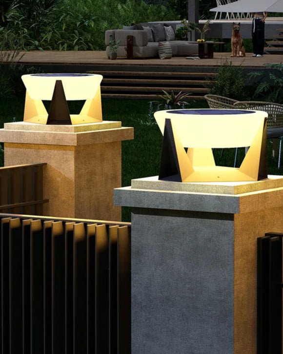 Enso Ground Light illuminating a pathway or garden with serene ambiance